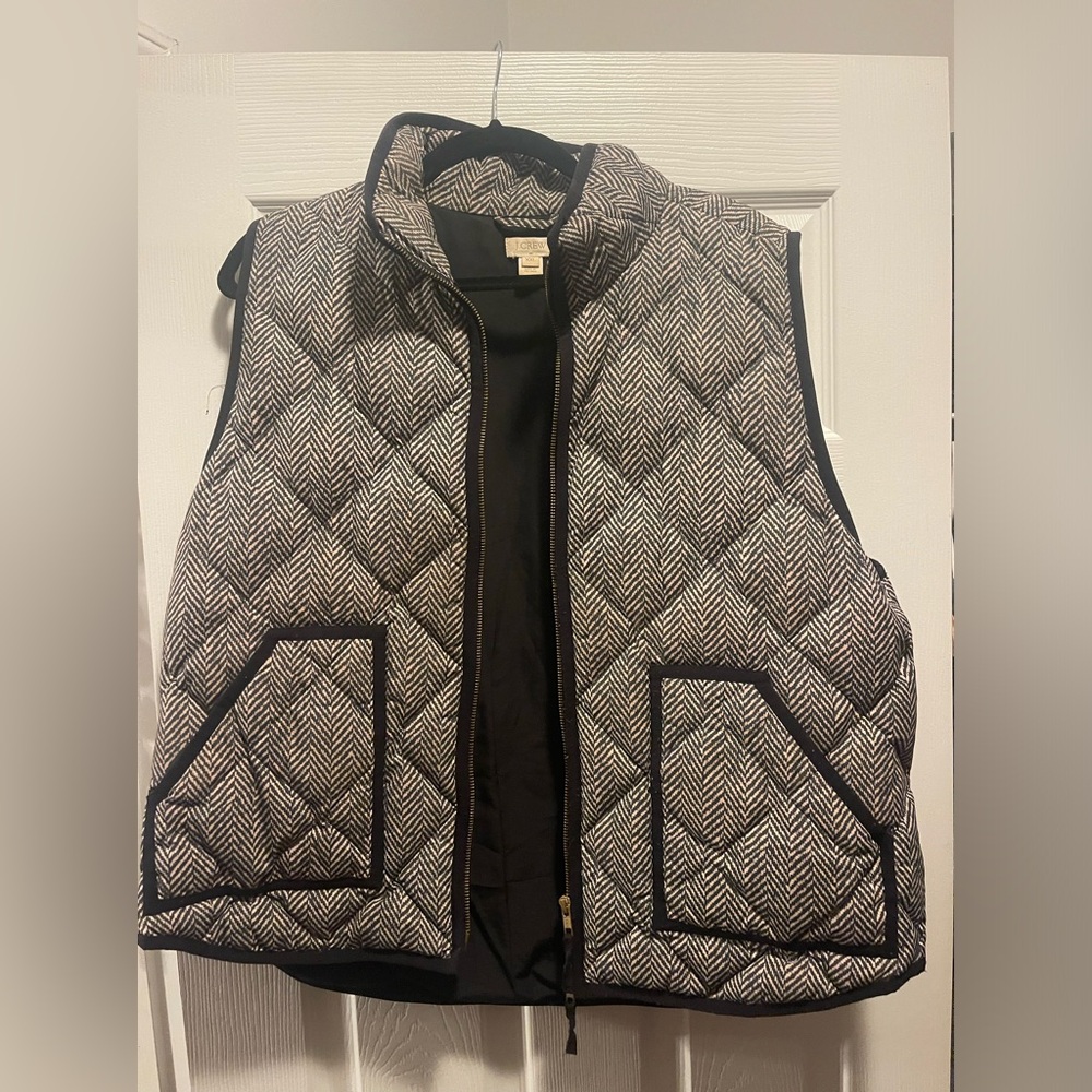J. Crew Herringbone Vest